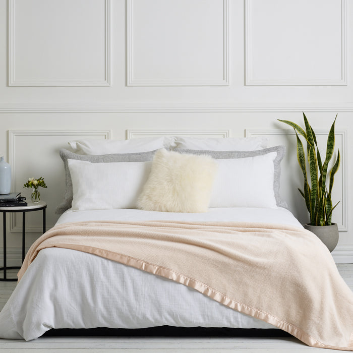 Essential Merino Wool Basket Weave Blanket – Creswick Wool