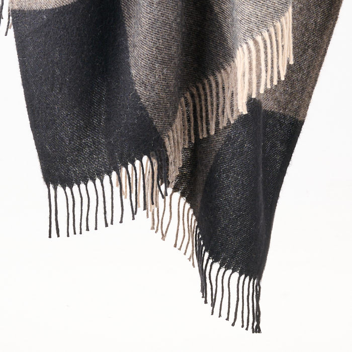 Alpaca Australian Wool Throw Fringe Springmount