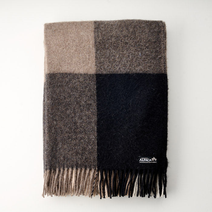 Alpaca Australian Wool Throw Fringe Springmount