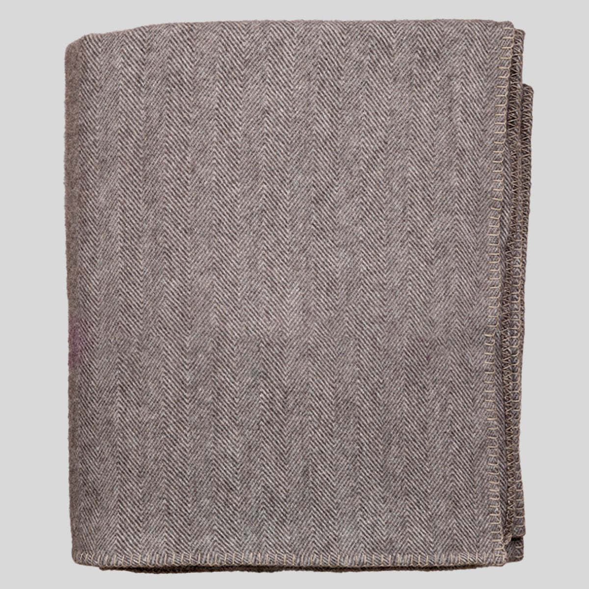Premium Australian Alpaca Wool Blanket Herringbone
