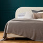 Premium Australian Alpaca Wool Blanket Herringbone