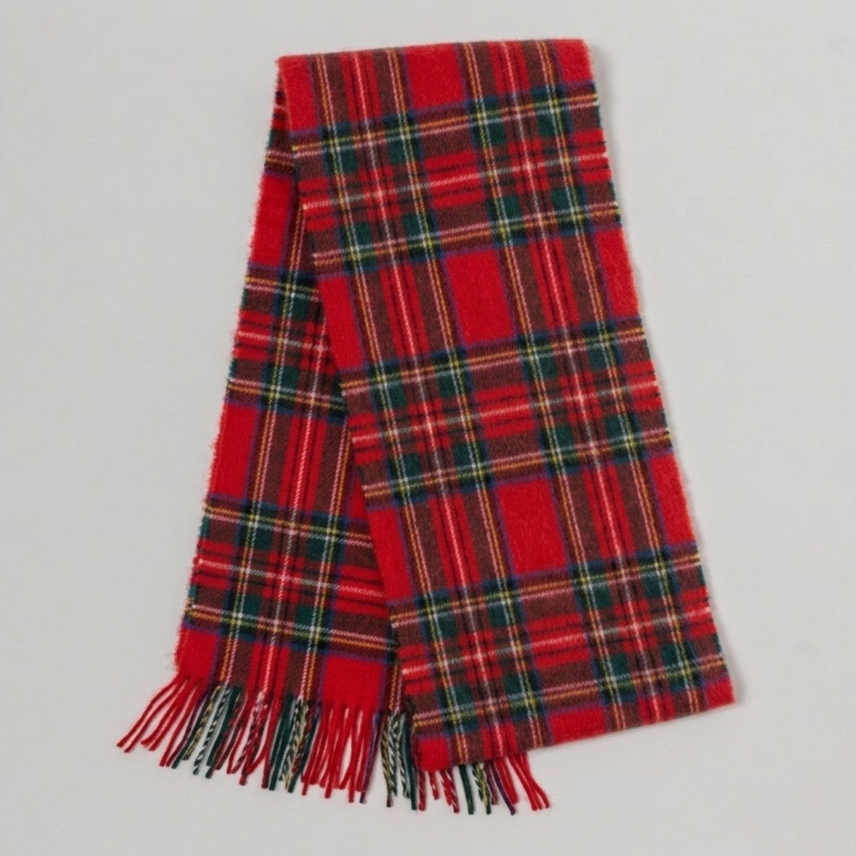 Alpaca Brushed Scarf Check