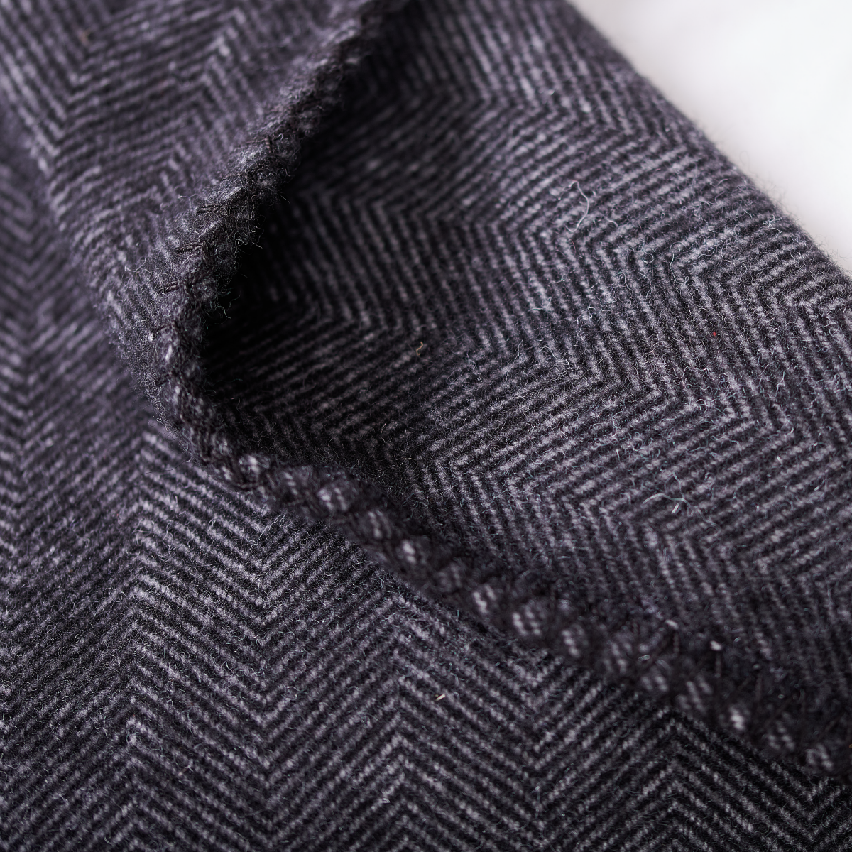 Premium Australian Alpaca Wool Blanket Herringbone