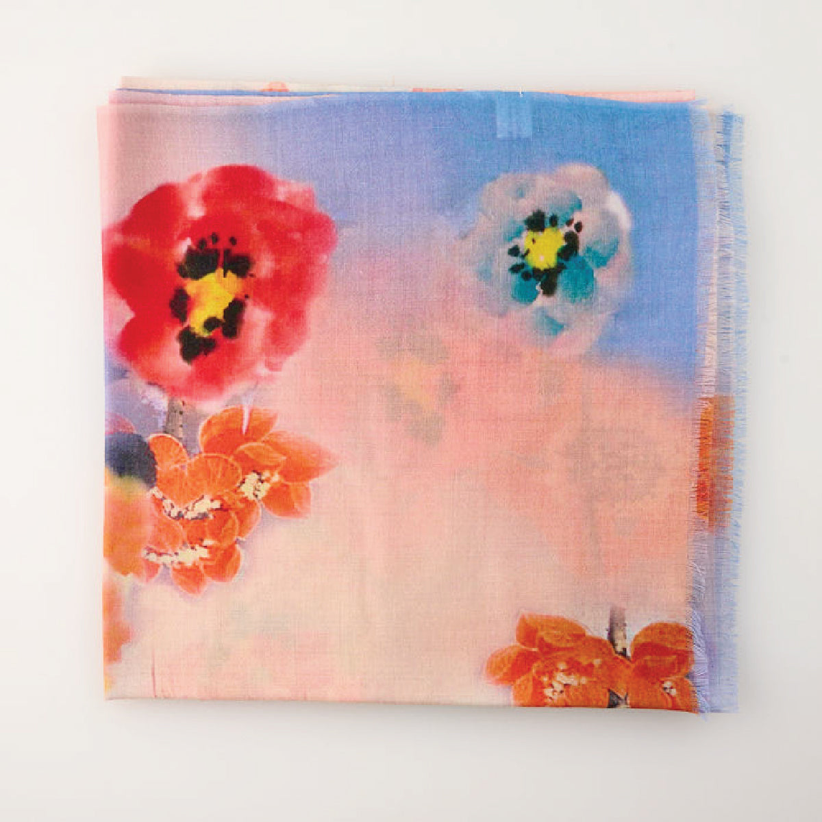 100% Printed Wool Scarf