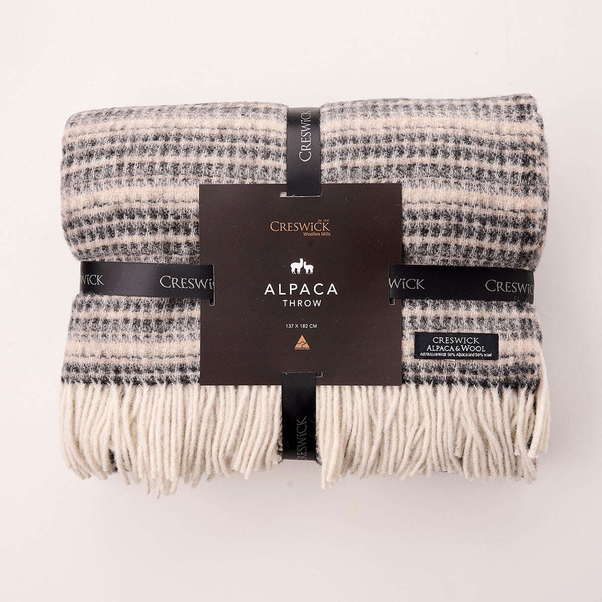 Alpaca Wool Australian Throw Crepe