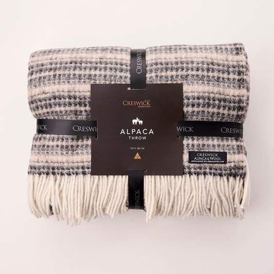 Alpaca Australian Wool Throw Crepe