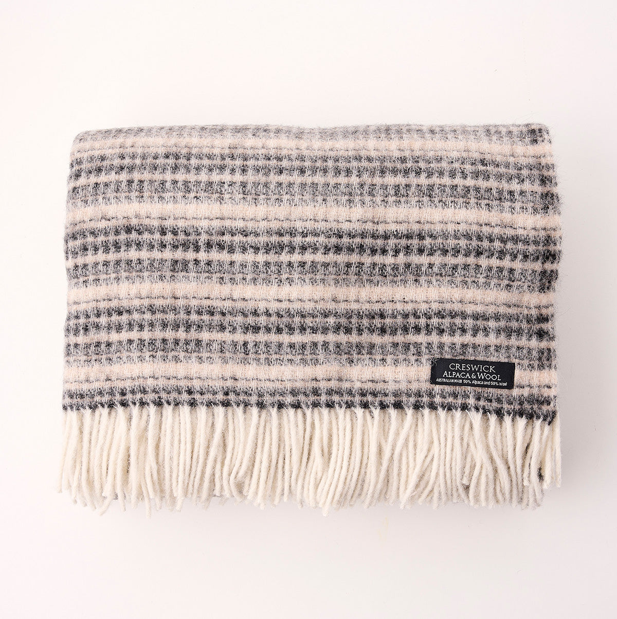 Alpaca Australian Wool Throw Crepe