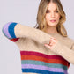 Recycled Yarn Stripe Sweater