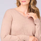 Wool Cashmere V - Neck Sweater