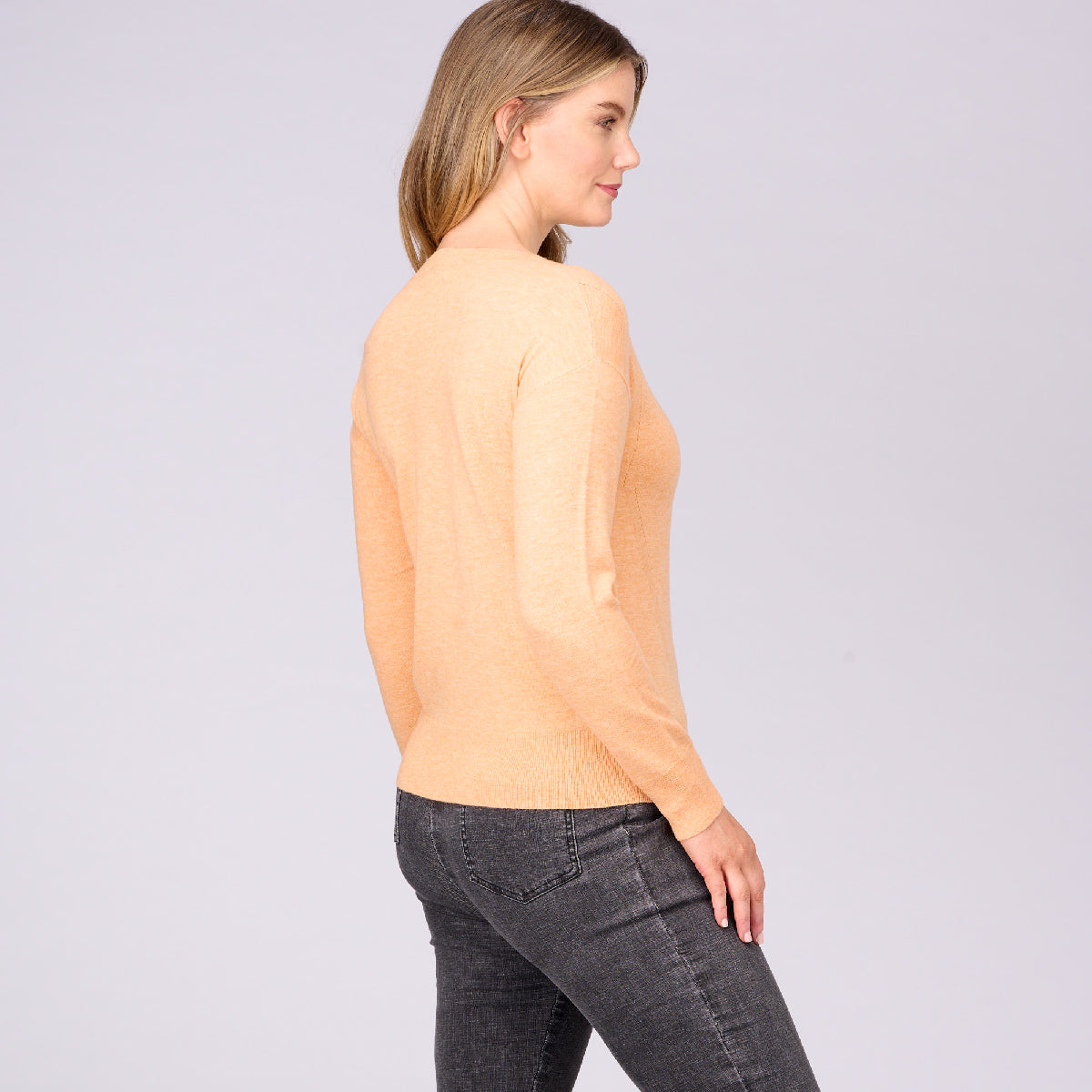 Wool Cashmere V - Neck Sweater