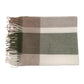 Cashmere Wool Check Shawl