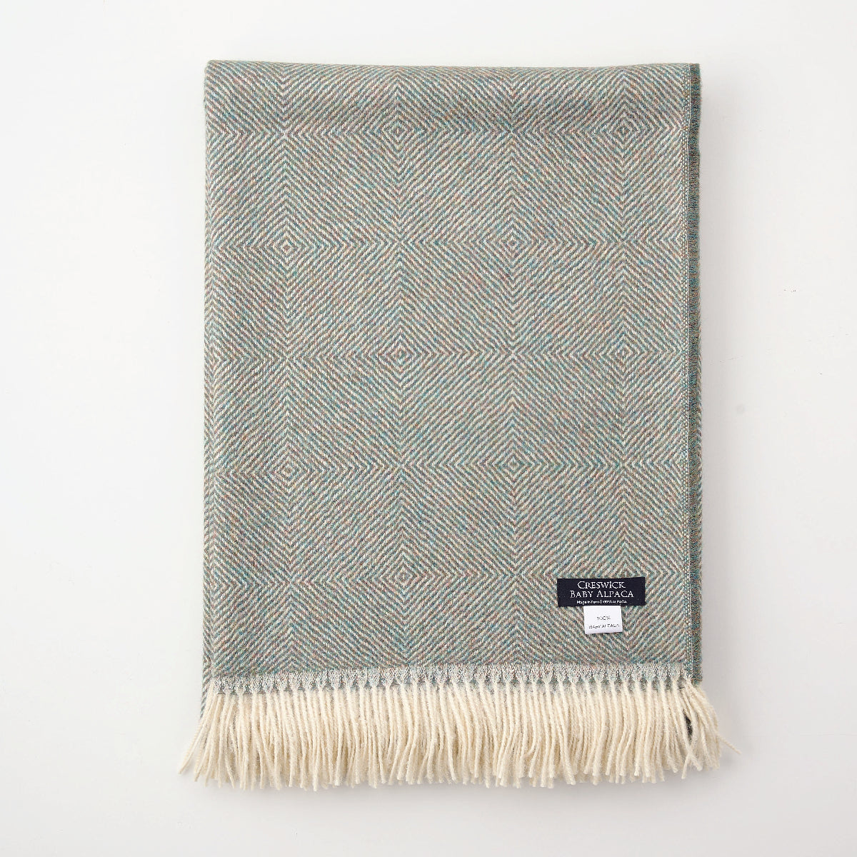 Baby Alpaca Diamond Throw