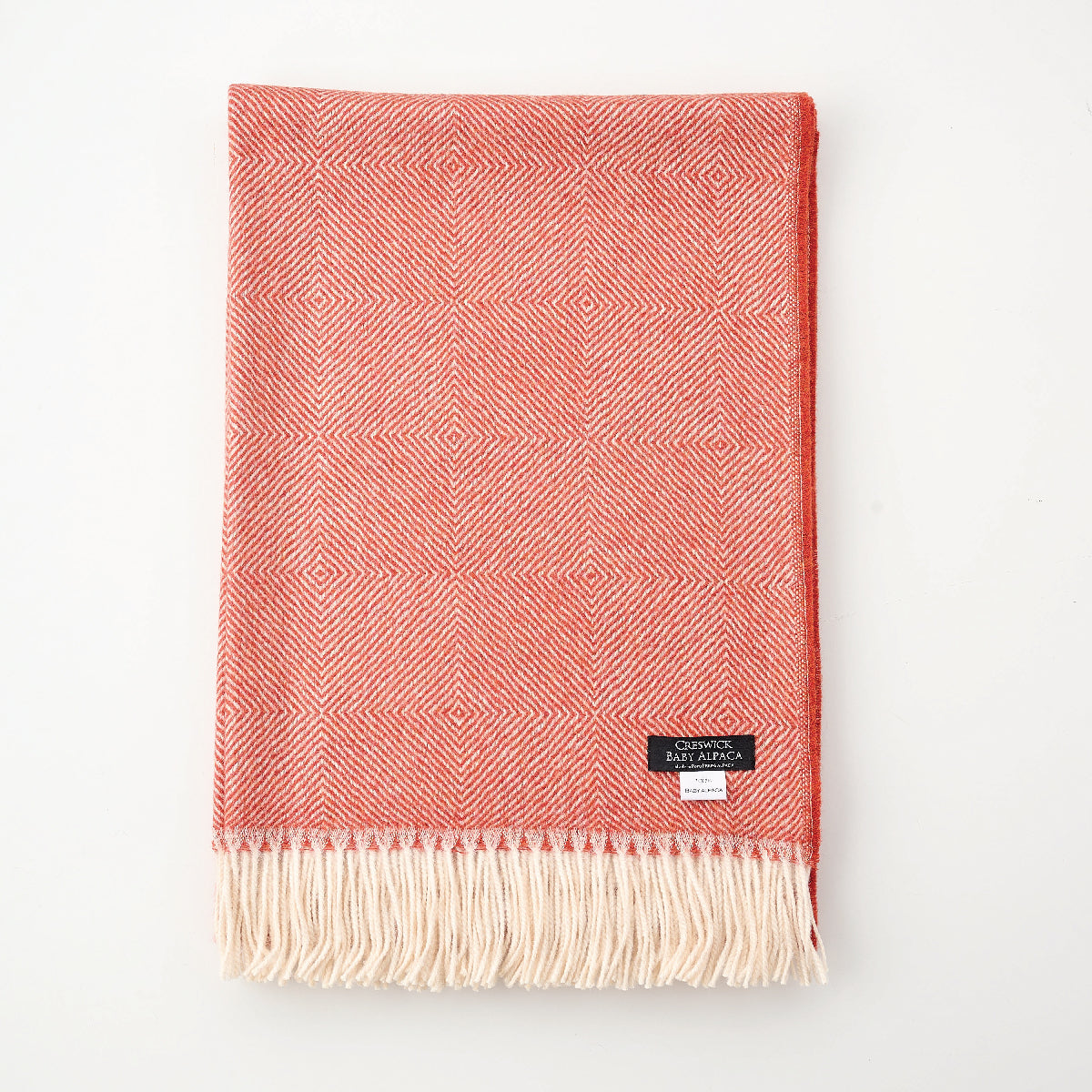 Baby Alpaca Diamond Throw