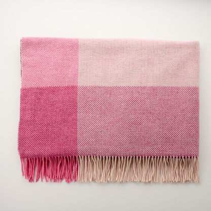 Alpaca Wool Throw Mosaic Check