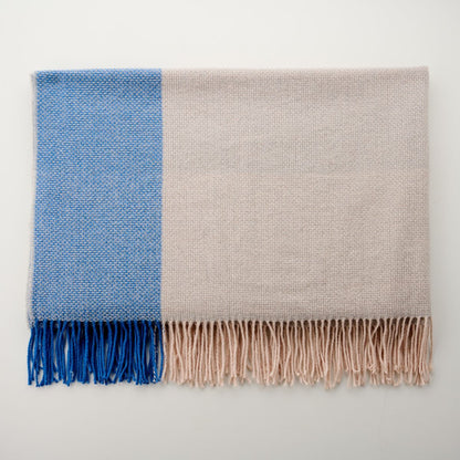 Alpaca Wool Throw Mosaic Check