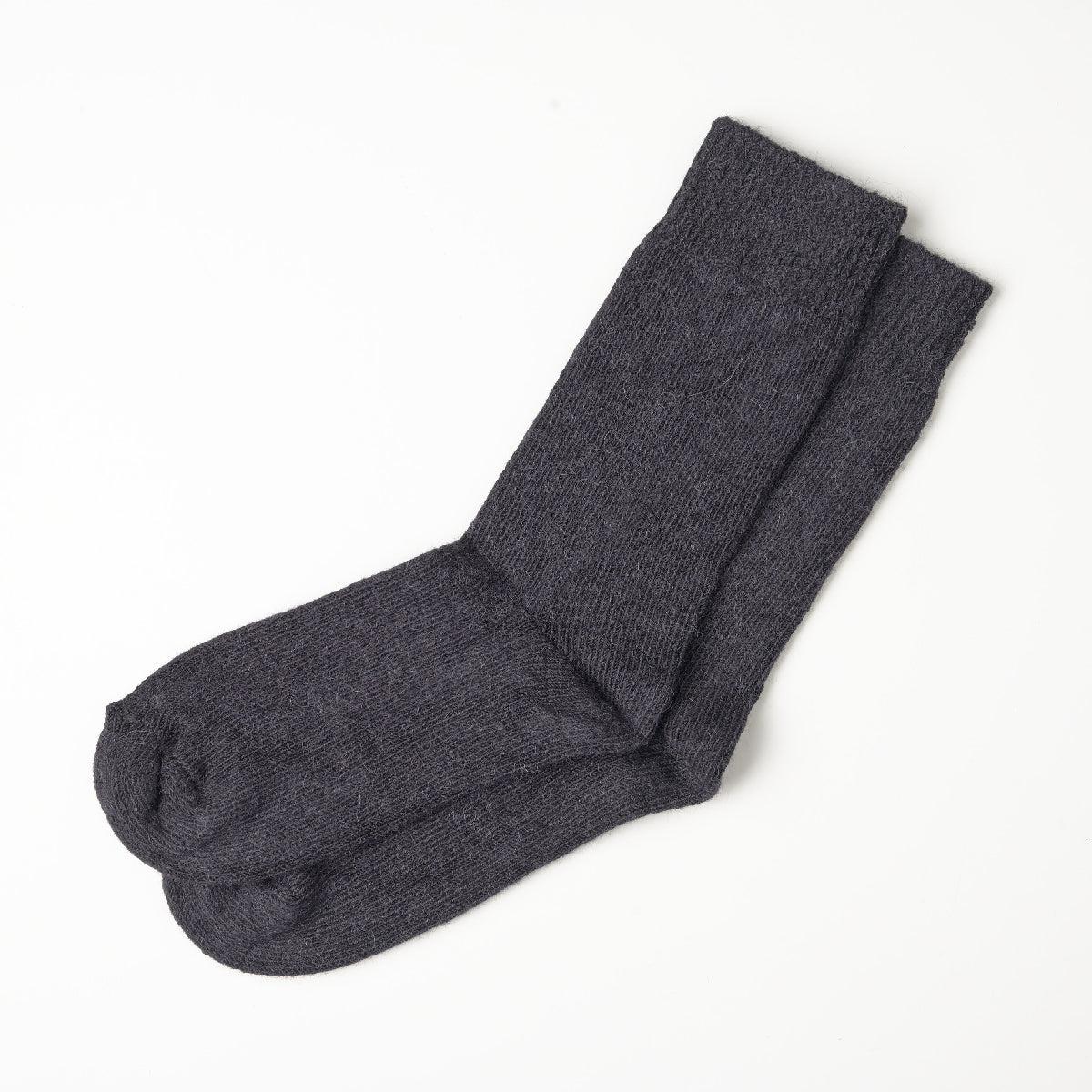 Alpaca Socks Plain Knit - 3 Pack