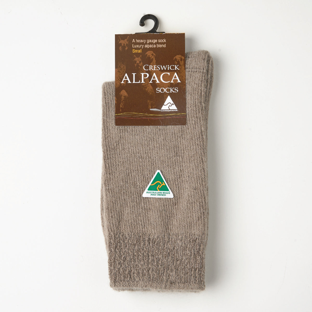 Alpaca Socks Plain Knit