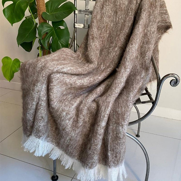 Alpaca Brushed Throw