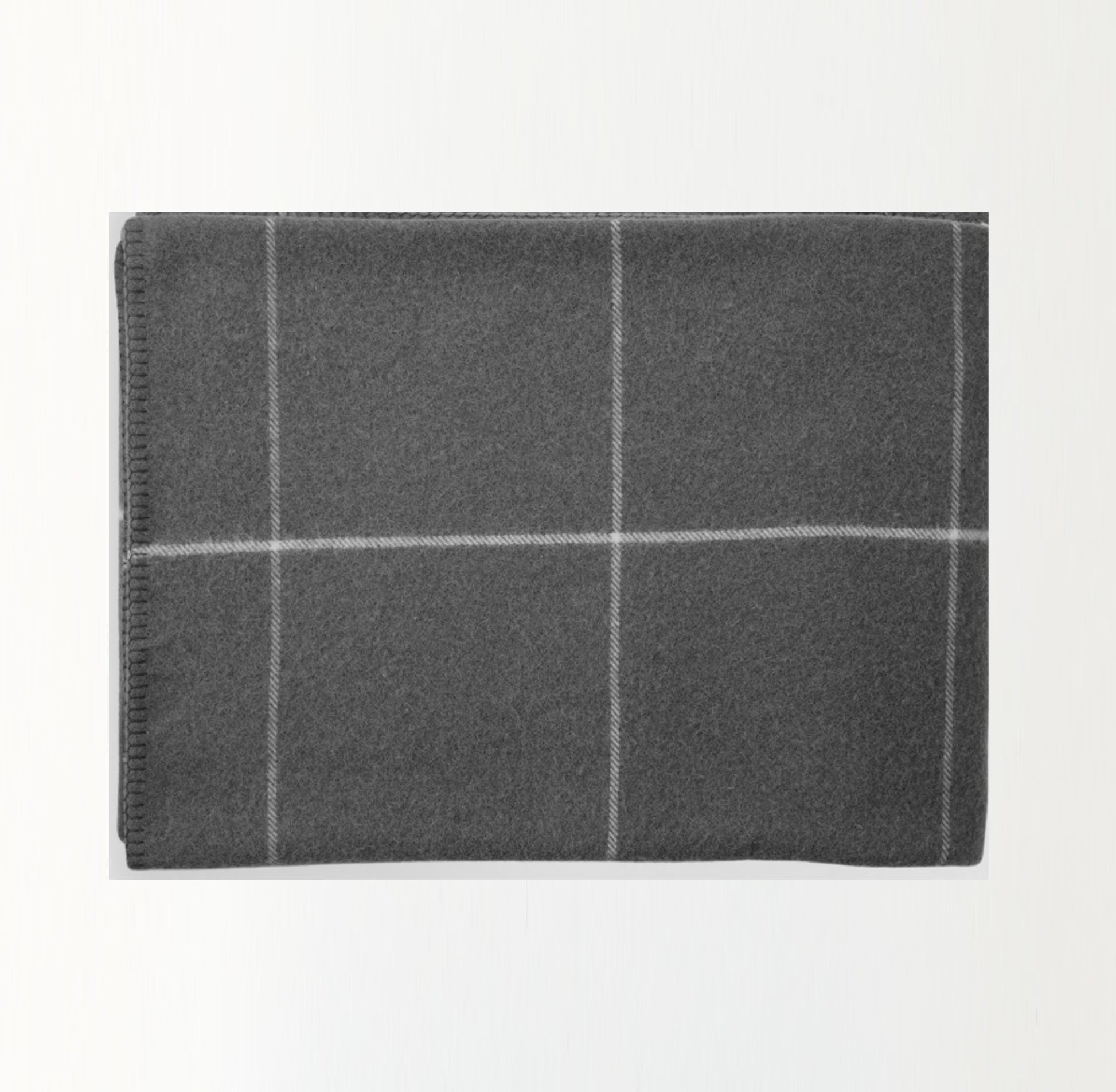 Fine Merino Wool Blanket Check