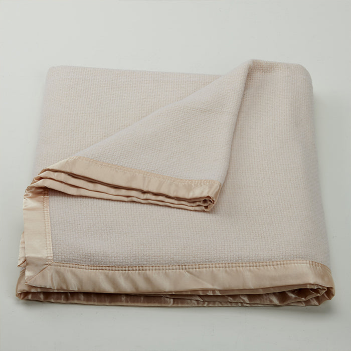 Essential Merino Wool Blanket Basket Weave - 2 Pack