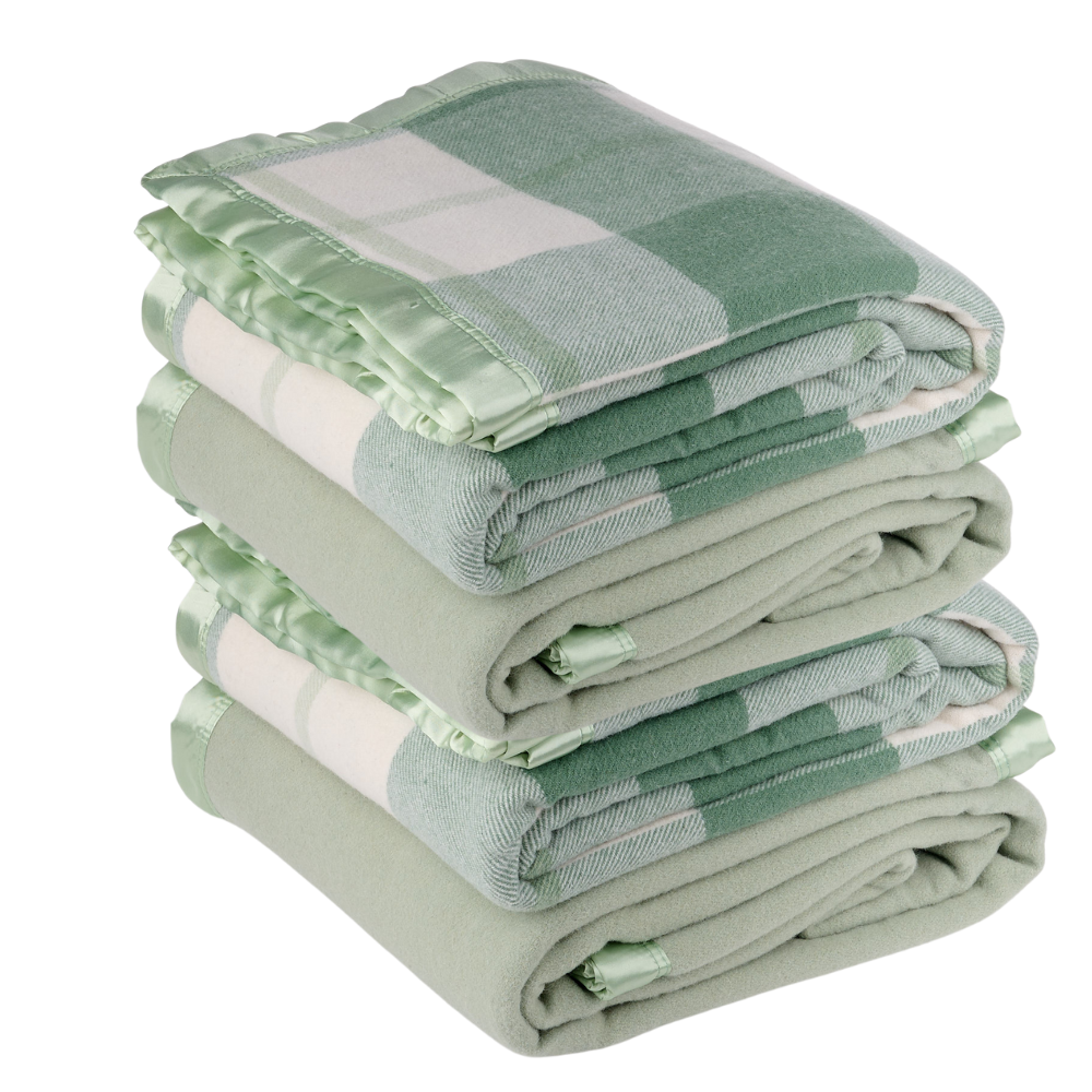 Essential Merino Wool Blanket Colour Set - 4 Pack