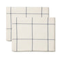 Fine Merino Wool Blanket Check - 2 Pack