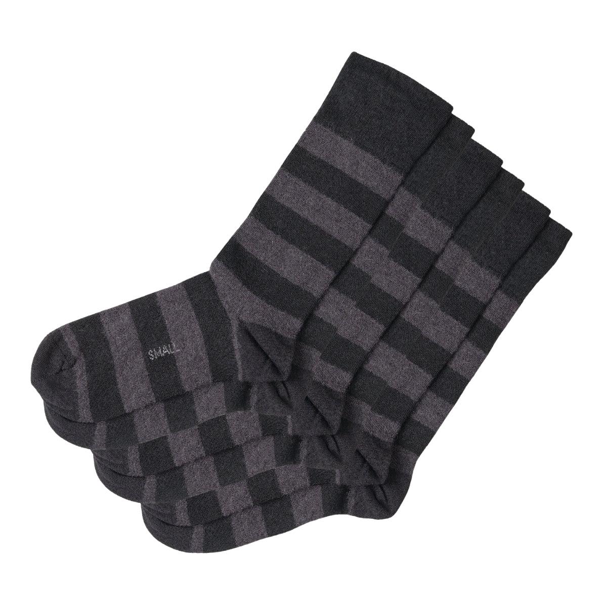 Alpaca Stripe Dress Socks - 3 Pack