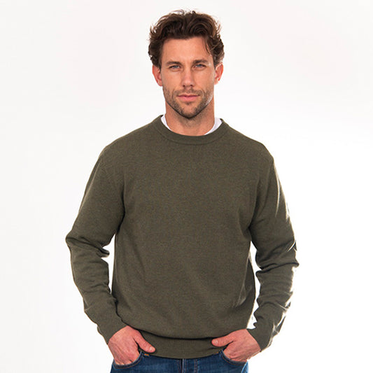 Merino Cashmere Essential Crew Pullover