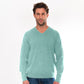 Merino Cashmere Essential Vee Pullover