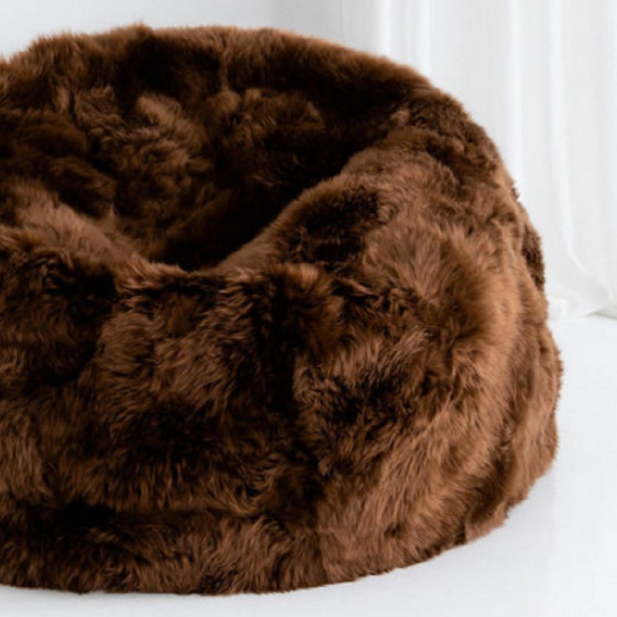 Long Wool Sheepskin Bean Bag