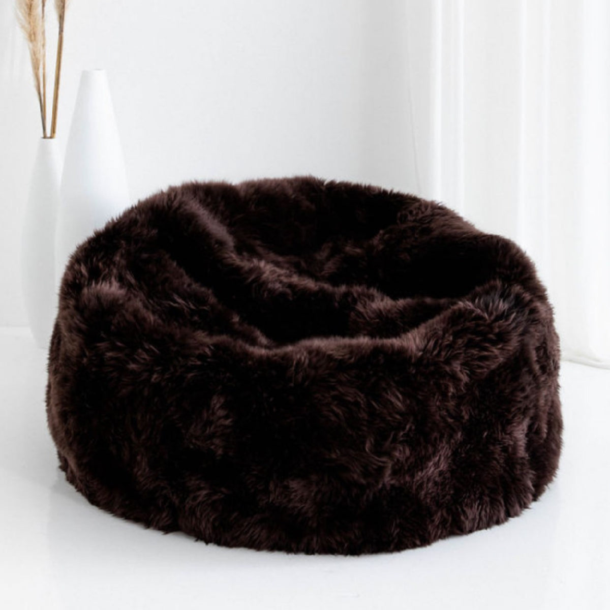 Long Wool Sheepskin Bean Bag