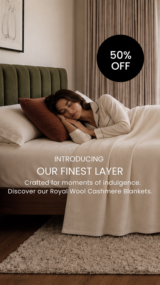 Royal Wool Cashmere Blanket Stitch