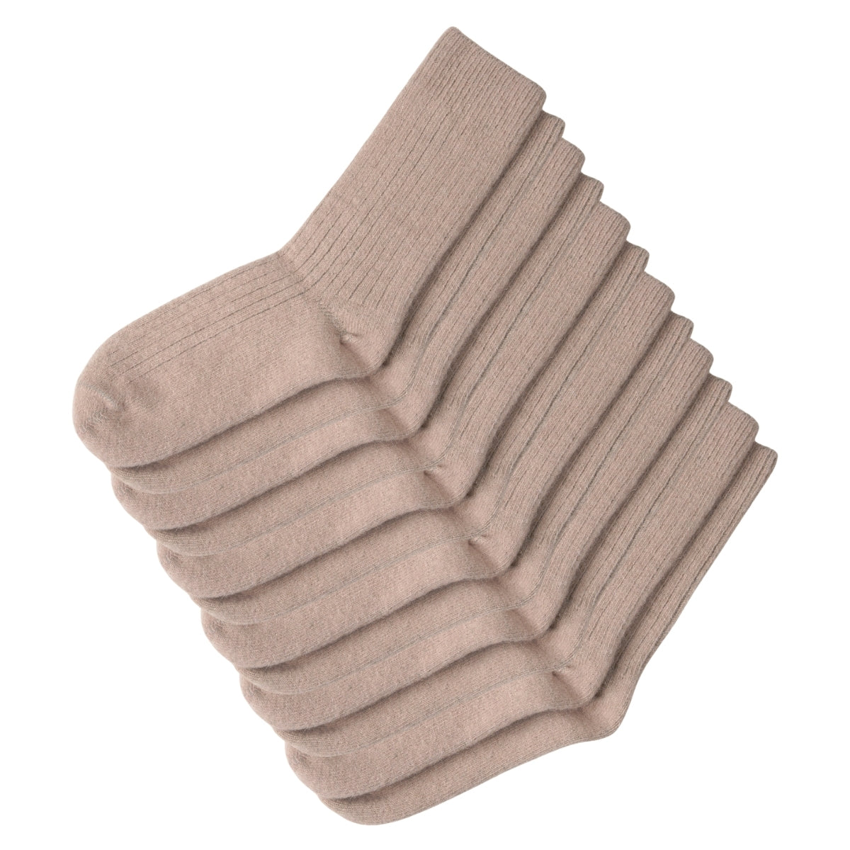 Alpaca Rib Socks - 6 Pack