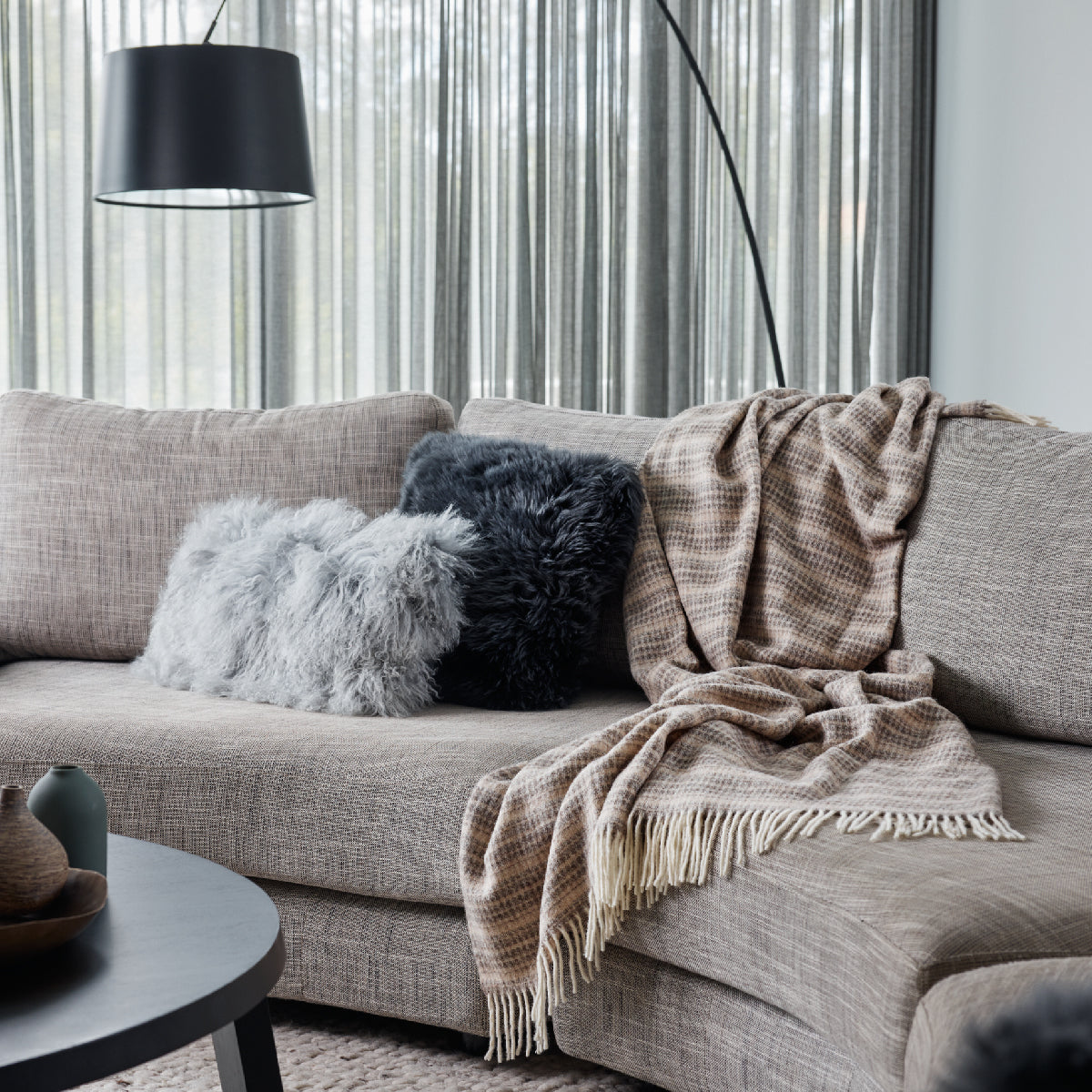 Alpaca Australian Wool Throw Crepe