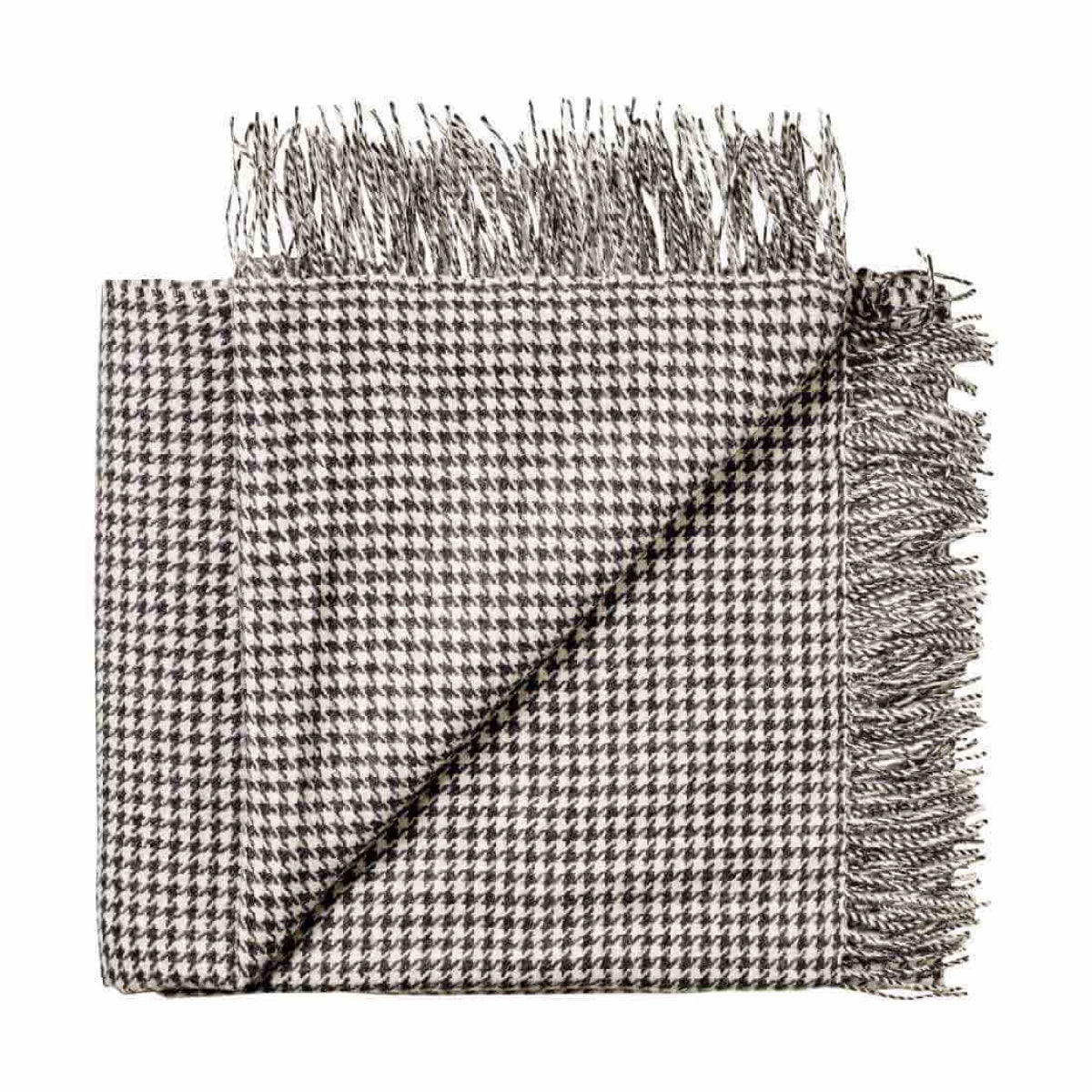 Baby Alpaca Houndstooth Throw