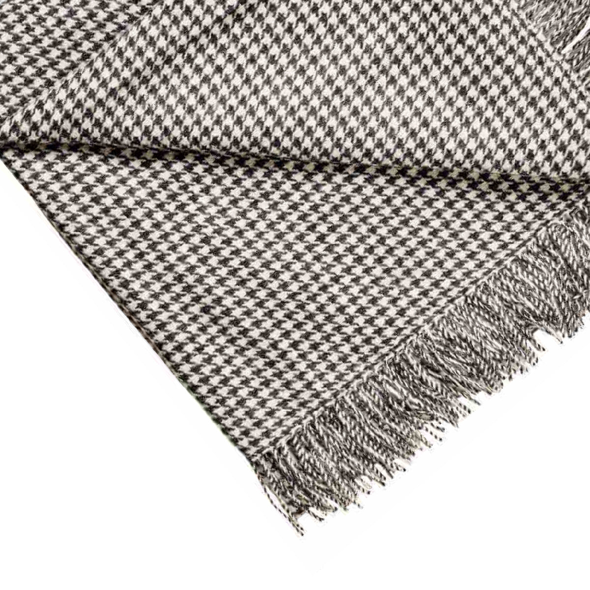 Baby Alpaca Houndstooth Throw
