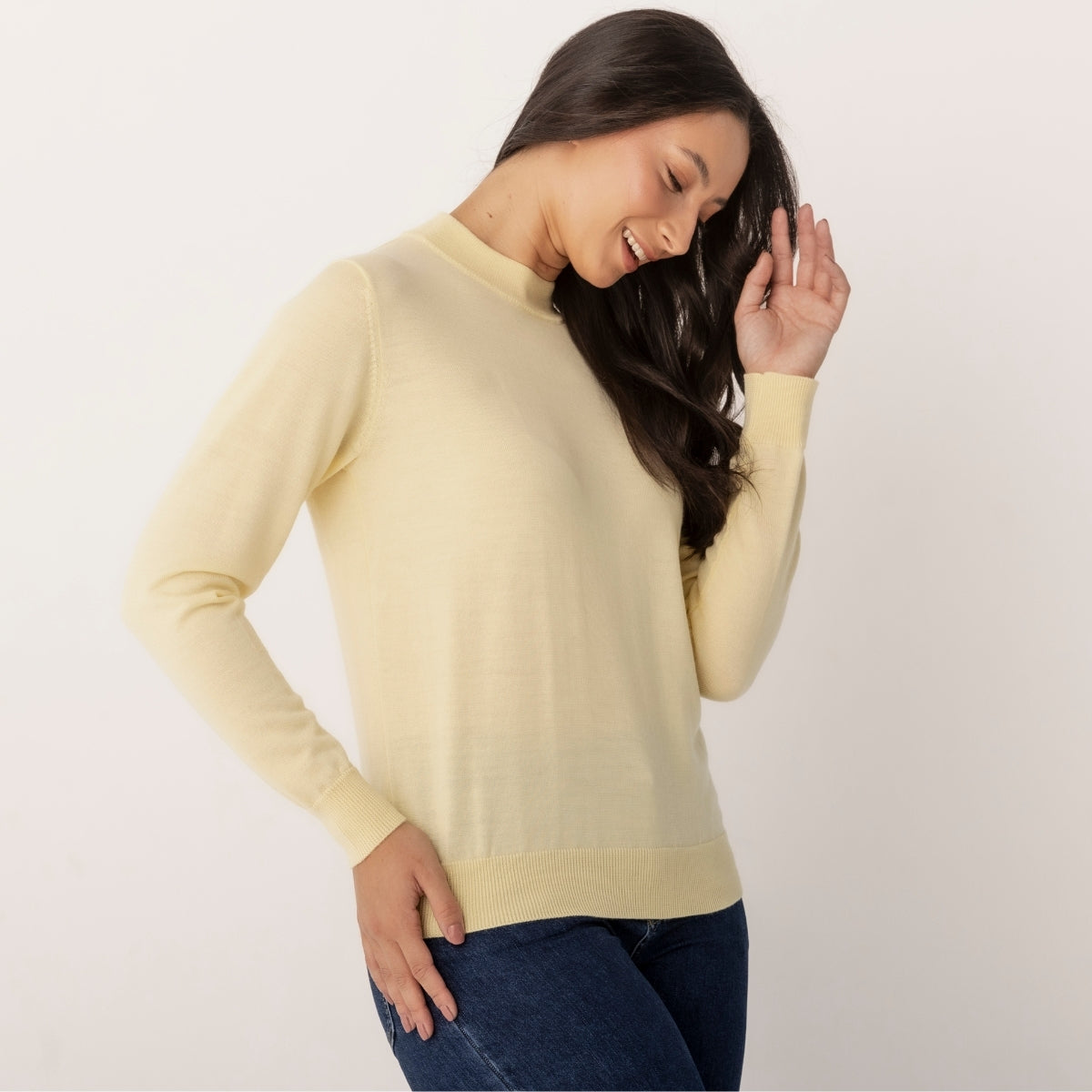 Wool Mock Turtle Jumper