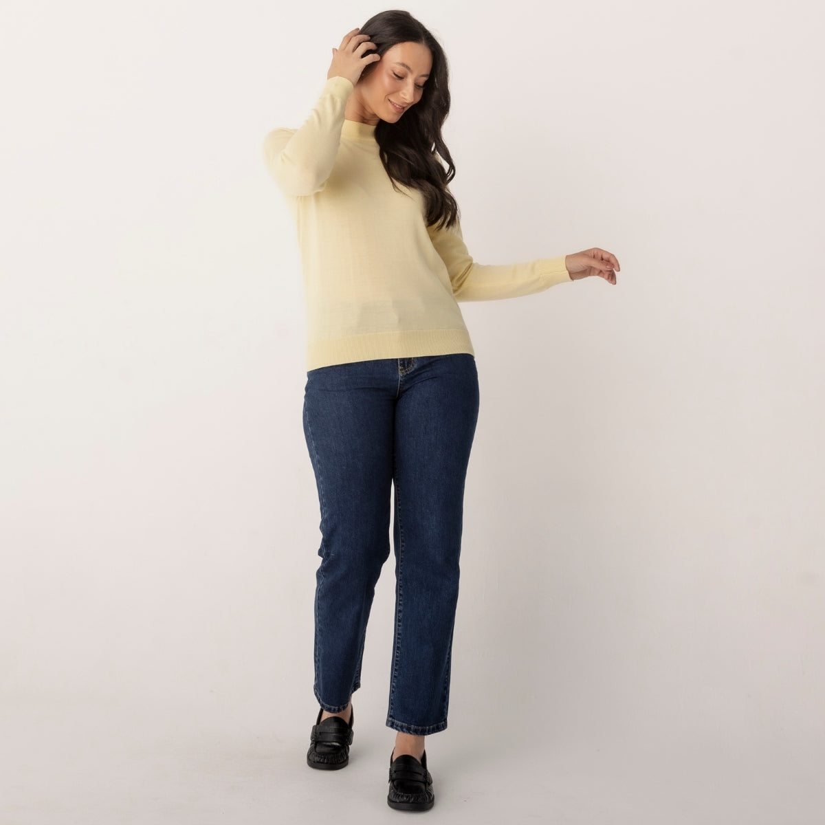 Wool Mock Turtle Jumper