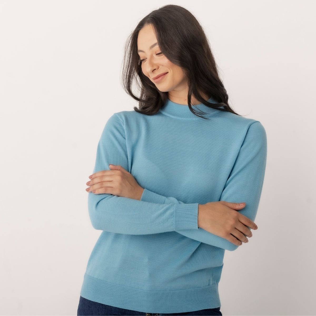 Wool Mock Turtle Jumper