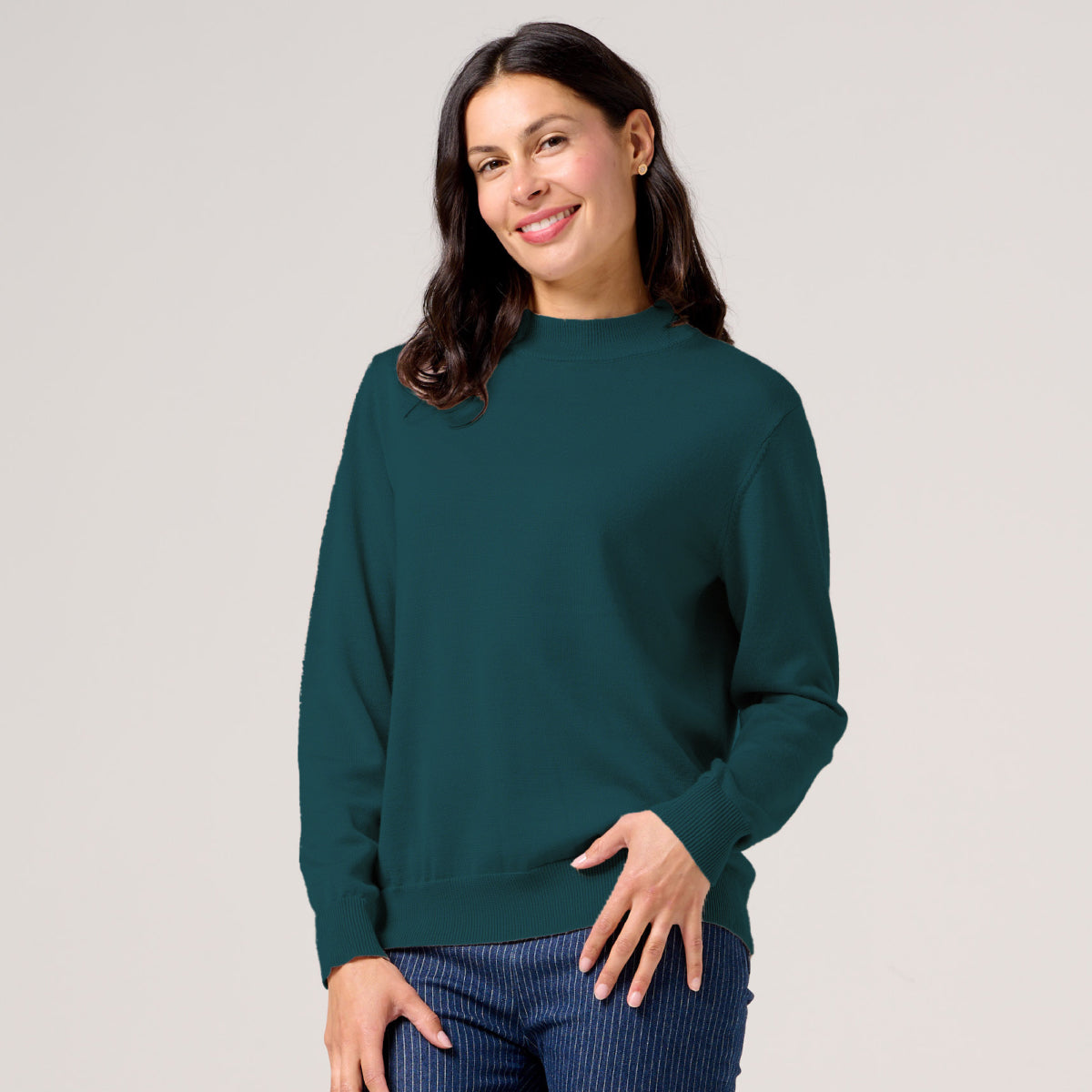 Wool Mock Turtle Jumper