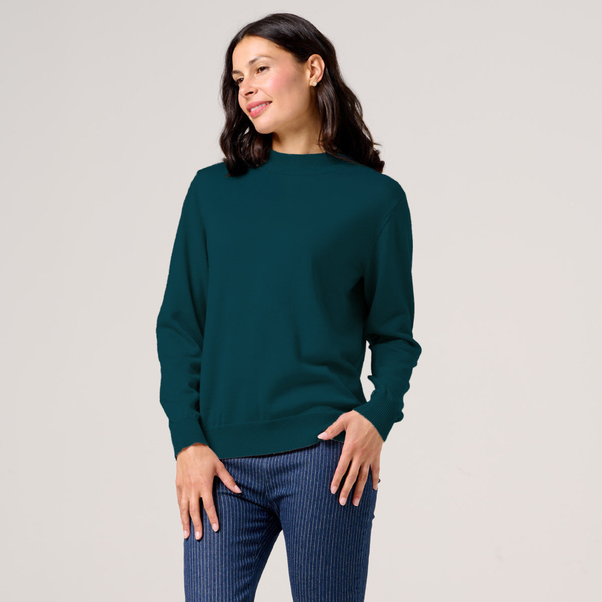 Wool Mock Turtle Jumper