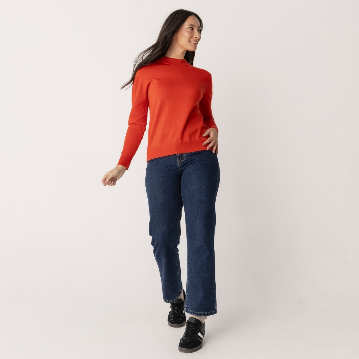 Wool Mock Turtle Jumper