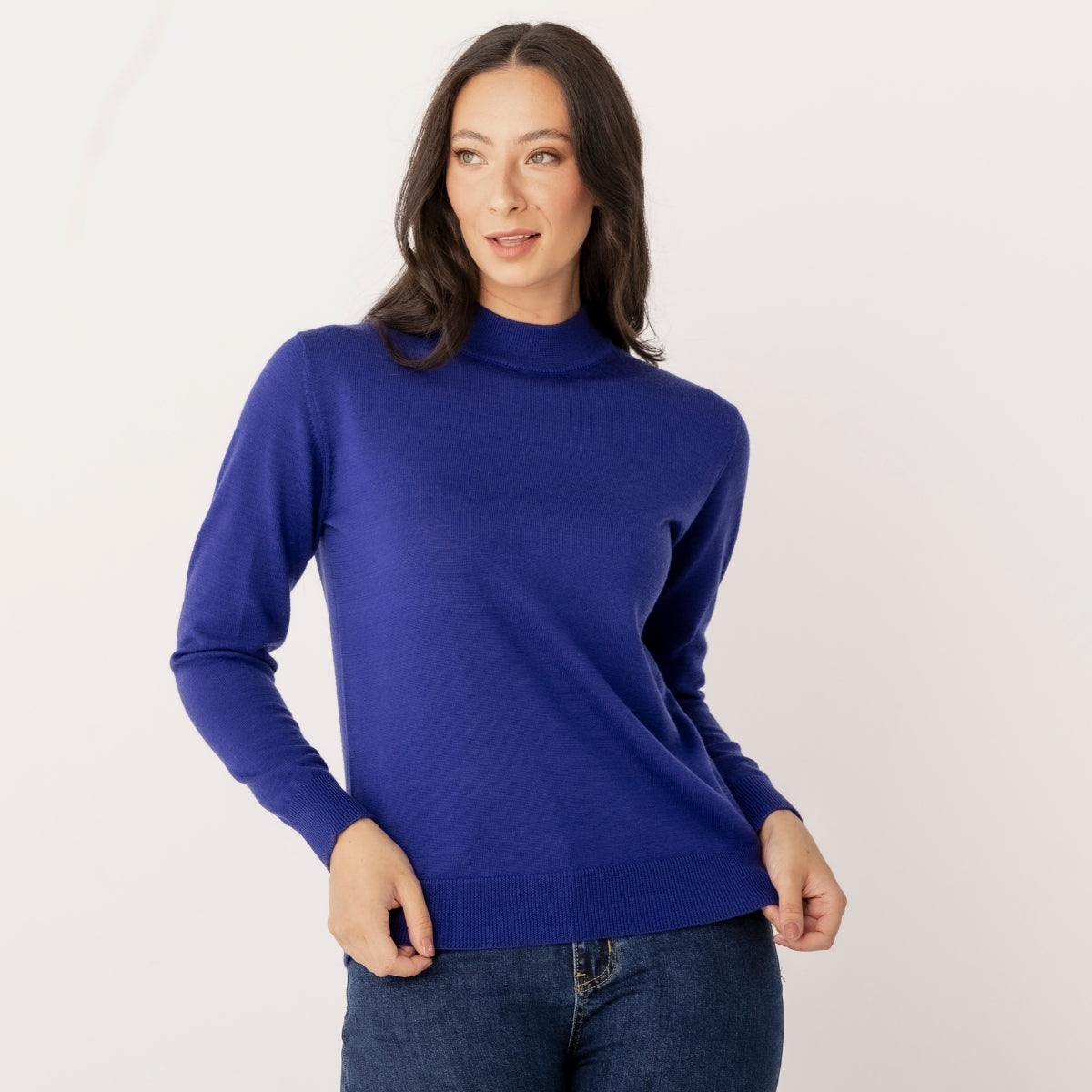 Wool Mock Turtle Jumper
