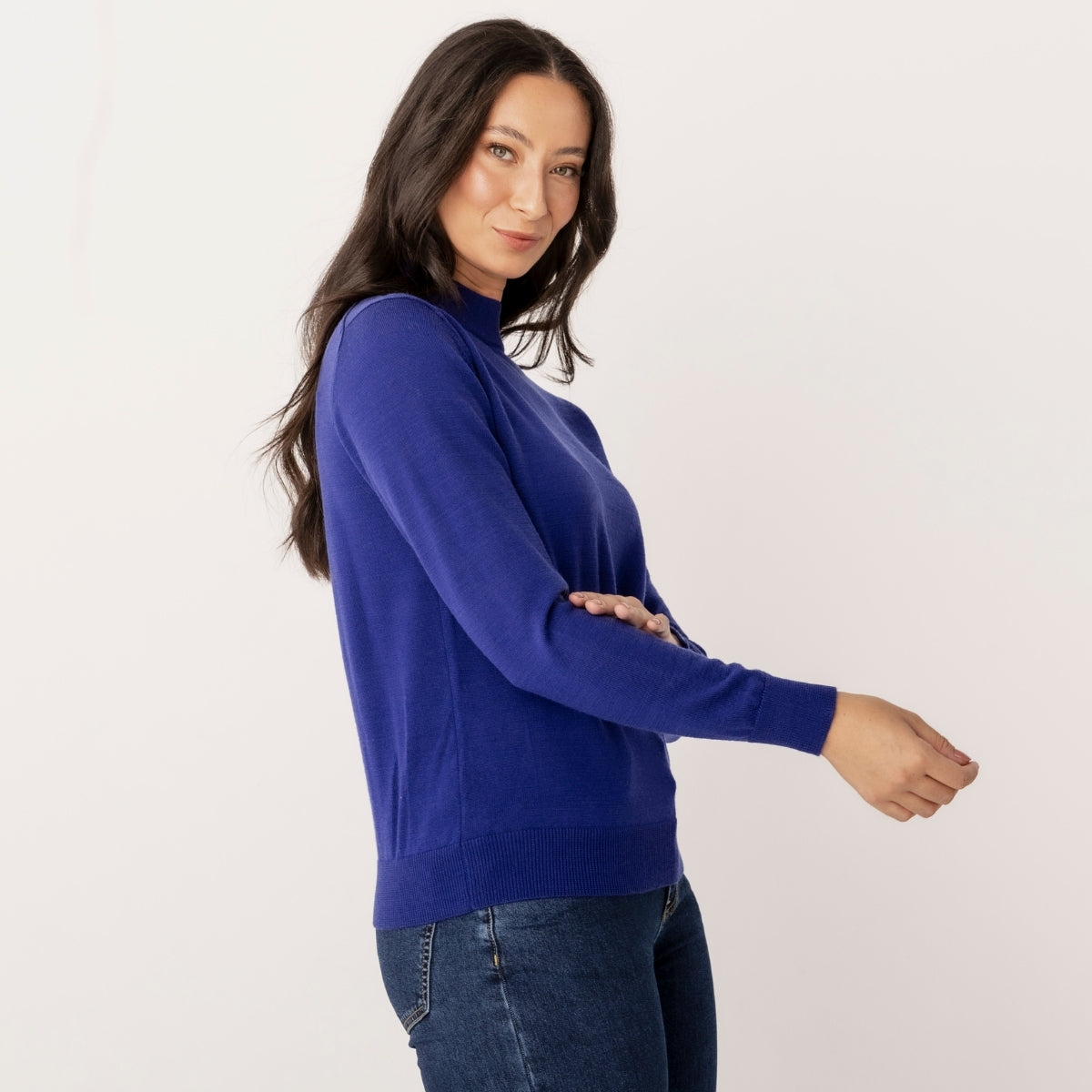 Wool Mock Turtle Jumper