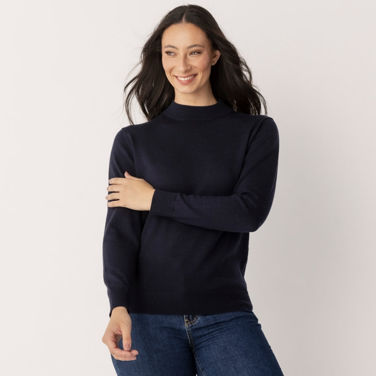 Wool Mock Turtle Jumper