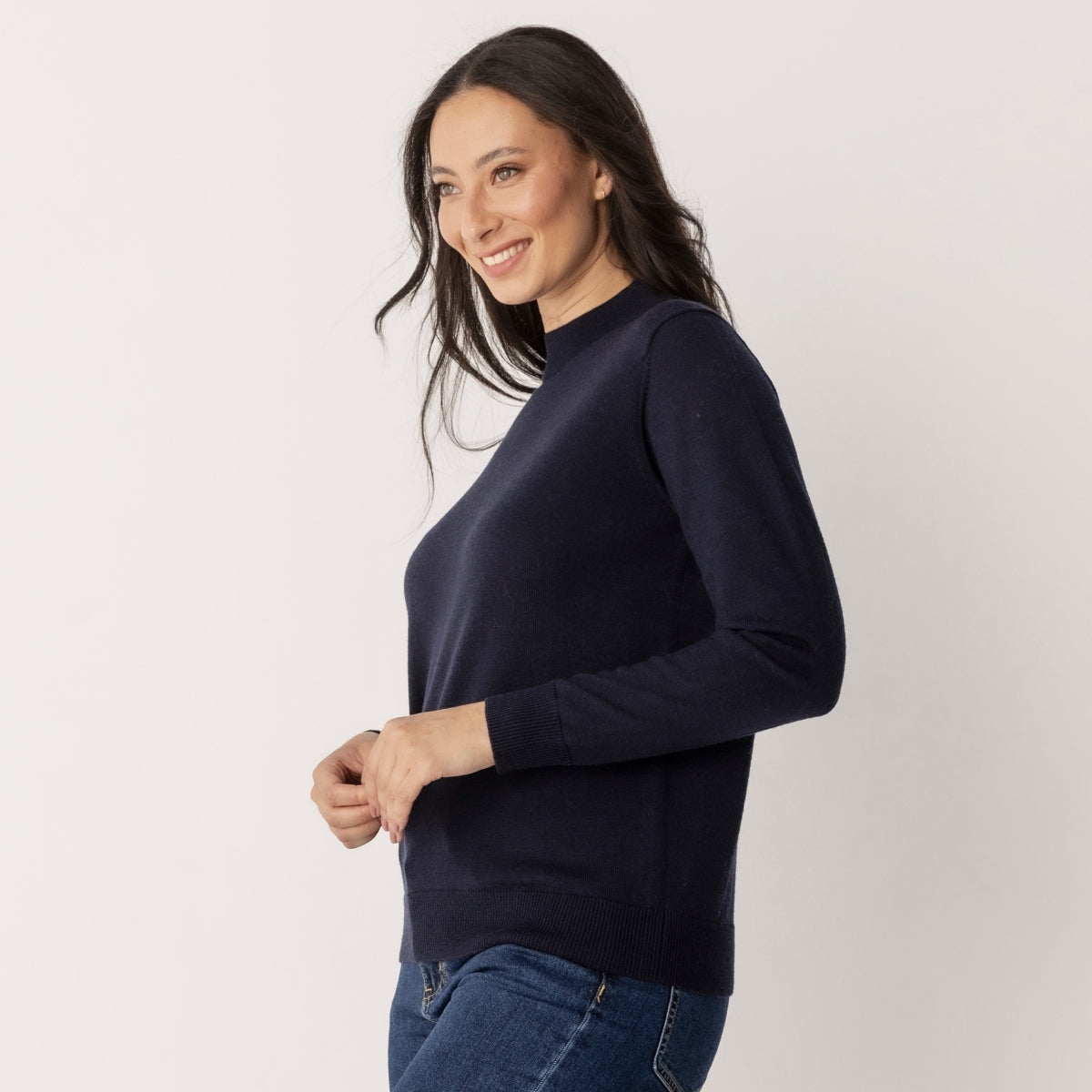 Wool Mock Turtle Jumper