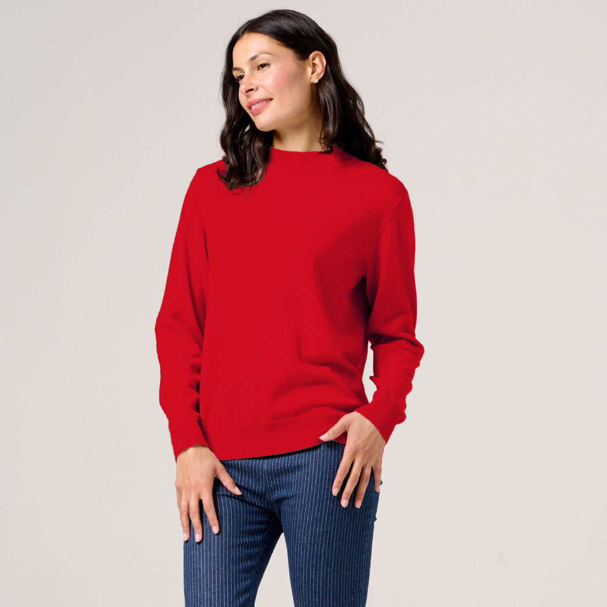 Wool Mock Turtle Jumper