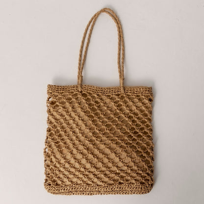 Mesh Weave Tote Bag