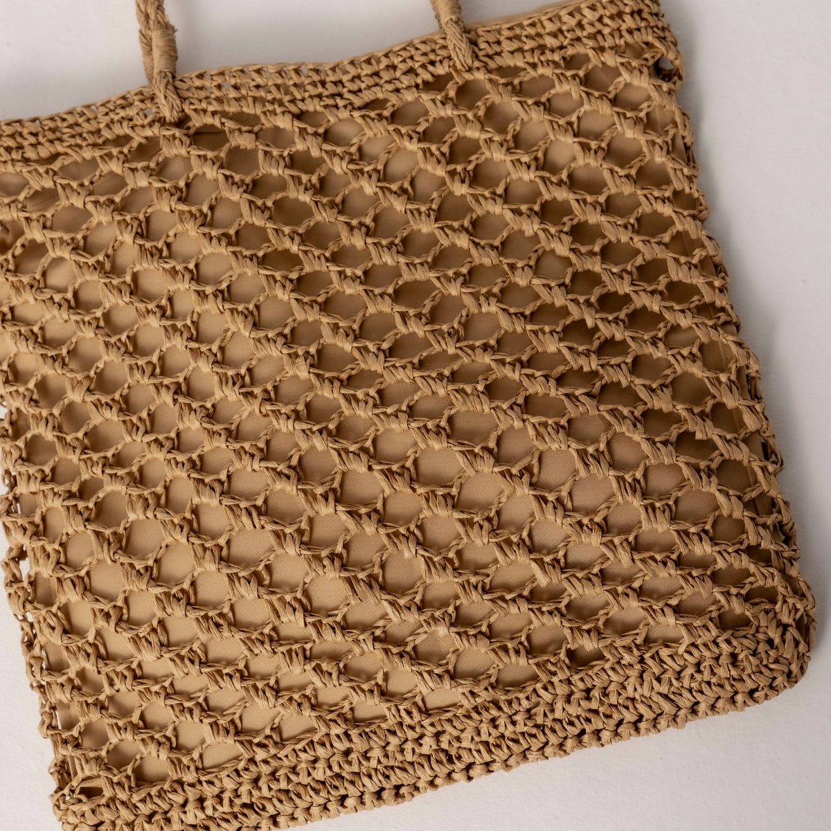 Mesh Weave Tote Bag