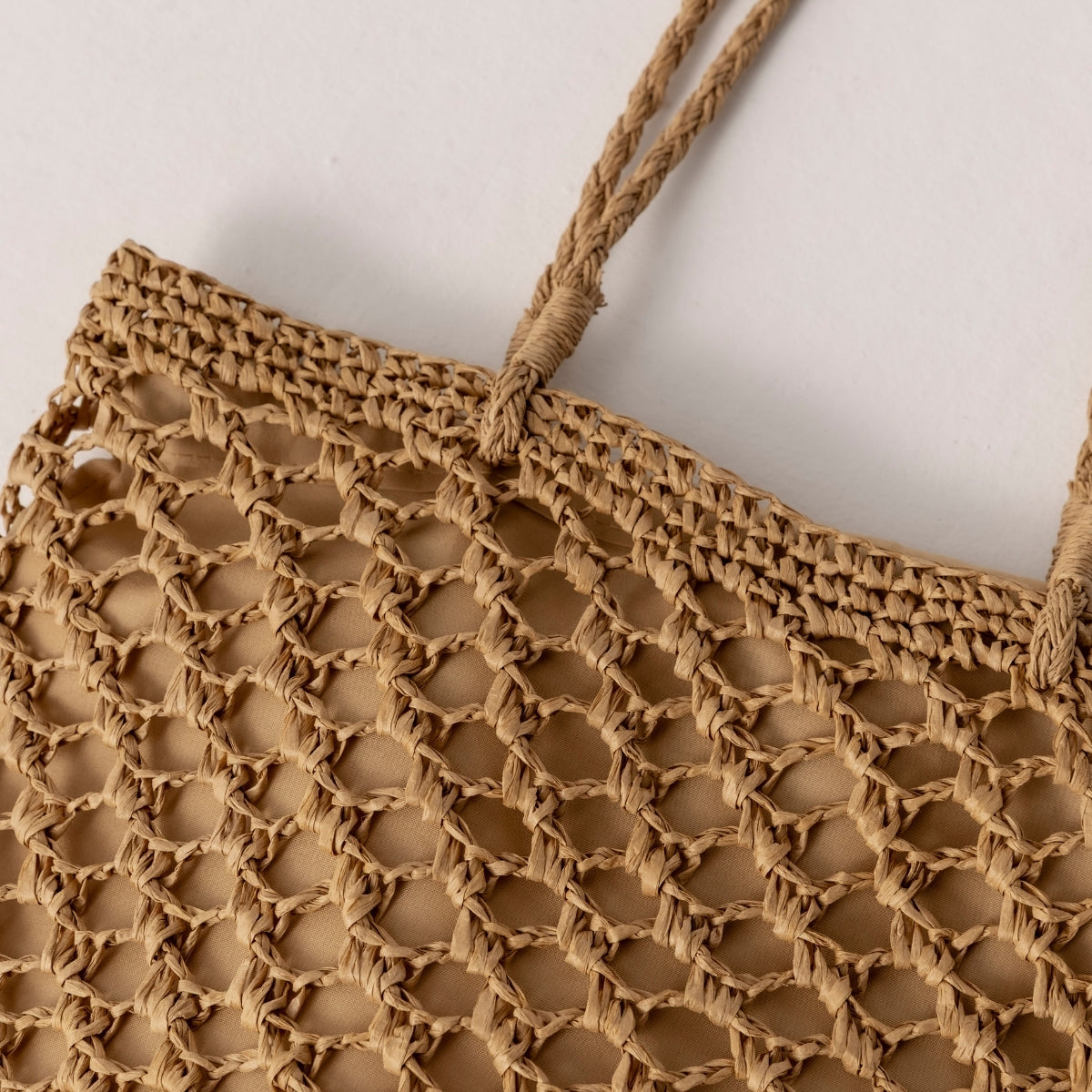 Mesh Weave Tote Bag
